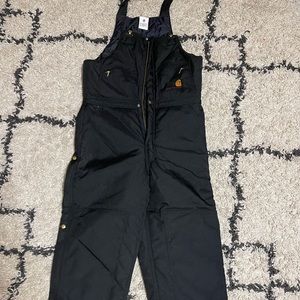 New Carhartt Zip Front Bib Overall 34 x 32